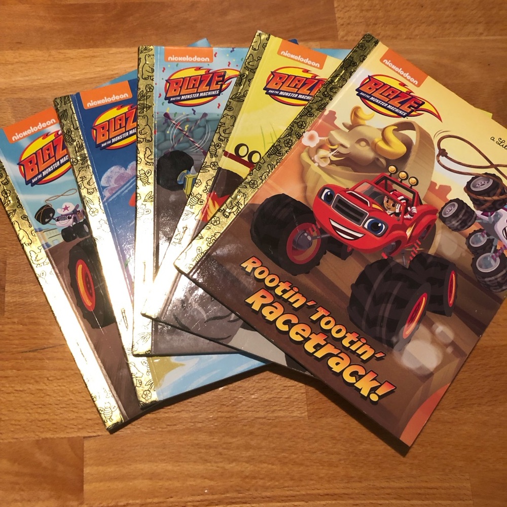 Blaze and the Monster Machines Little Golden Book set